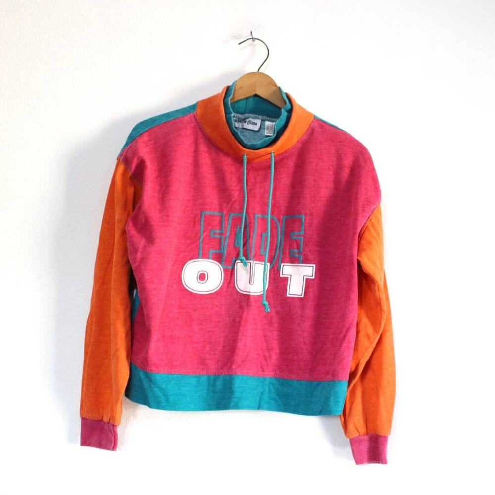 Vintage Fade Out Gitano Crop Long Sleeve T Shirt Small